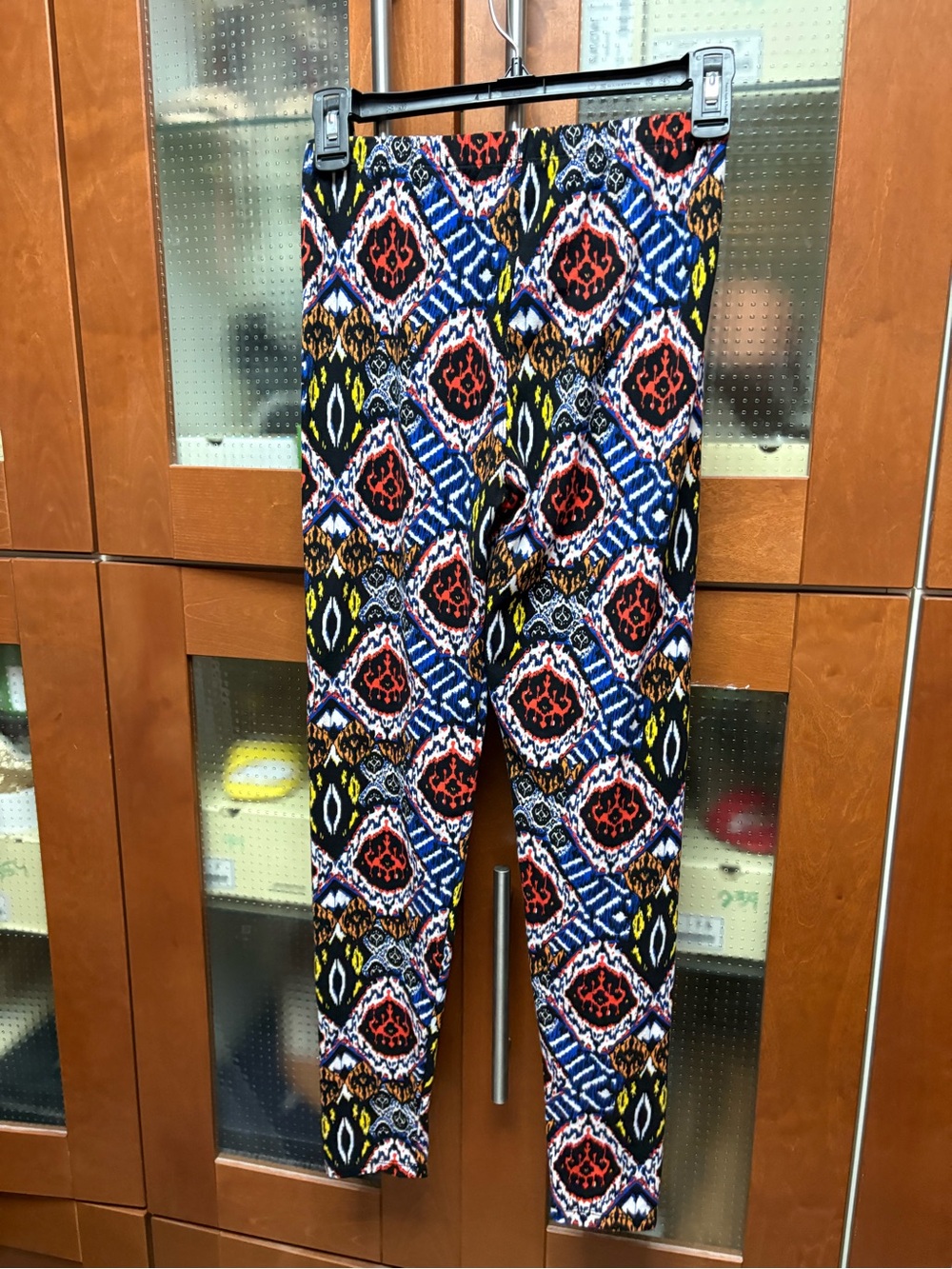 Always women’s Multicolor Aztec Print Leggings - Blue, Red, Yellow, Black, White